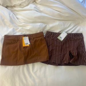 BUNDLE! 2 NWT H&M mini skirts